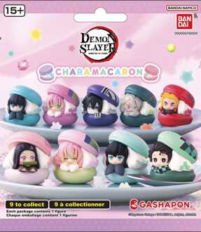 Banpresto Demon Slayer Gashapon Blind Packs Mini Figures 4 cm Chara Macaron Display (24)
