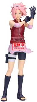 Banpresto Naruto Shippuden Grandista PVC Statue Sakura Haruno & Sasuke Uchiha (A: Sakura Haruno) 26 cm