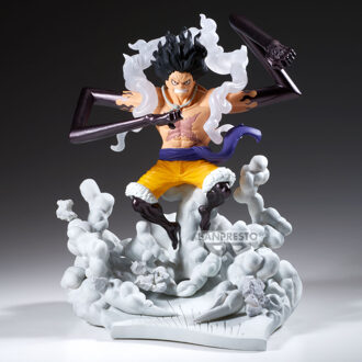 Banpresto One Piece Senkozekkei PVC Statue Monkey D. Luffy Gear 4 15 cm