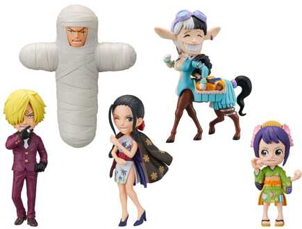 Banpresto One Piece WCF Mini Figures 7 cm Wanokuni Onigashima 5 Display (12)