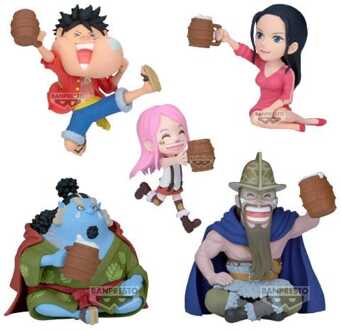 Banpresto One Piece World Collectable Figure Mini Figures 7 cm Banquet 1 Blind Box Display (12)