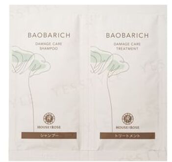 Baobarich Damage Care Hair Shampoo & Treatment Trial Set 10ml + 10g
