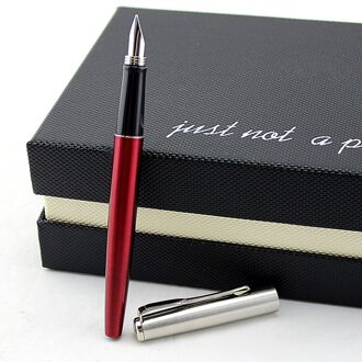 Baoer 801 Fine Nib Vulpen Donkergroene Leopard Inkt Pen W