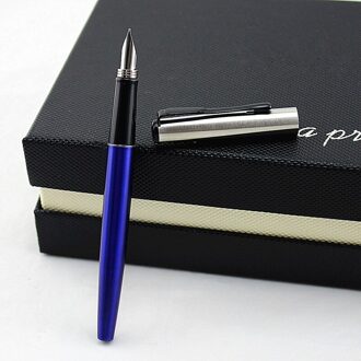 Baoer 801 Fine Nib Vulpen Donkergroene Leopard Inkt Pen