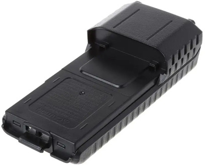 BaoFeng BF-UV5R Walkie Talkie Speaker Extended 6x AA Battery Case Shell Pack Black Shell for UV-5R, BF-F8HP, UV-5X3 Tf Uv985