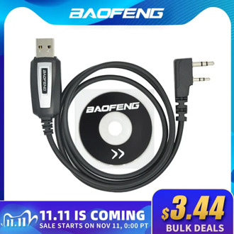 Baofeng USB Programming Cable UV-5R Walkie Talkie Coding Cord K Port Program wire for BF-888S UV-82 UV 5R Accessories