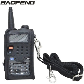 Baofeng Walkie Talkie Accessories Leather Soft Case Cover two way radio For UV-5R UV-5RE UV-5RA