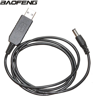 Baofeng Walkie Talkie USB Charging Cable Voltage Boost 5V To 9V for UV5R UV82 Portable CB radio Charging