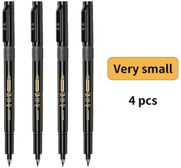 Baoke Mooie Pen Zachte Pen Kan Toevoegen Inkt Pen-Stijl Borstel Studenten Kleine Nib Medium Nib Grote Nib Hard pen Praktijk Schrift Very klein 4stk