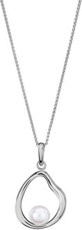'Baptiste' Dames 925 Sterling Zilveren Set: Ketting + Oorbellen + Ring - Zilver SET-7507