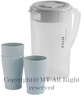 Bar Keuken Koude Ketel Grote Capaciteit Koele Waterkoker Cup Huishoudelijke Drink Cup Set 3