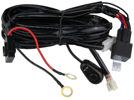 Bar Licht Schakelaar Draad Groep Led Buis Kabelboom Road Werk Lamp Schakelaar Draad Auto Kabelboom Kit Auto Accessoires een for two