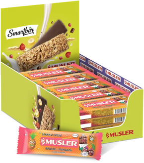 Bar muesli "Cherry, Almond with chocolate" Musler 30g