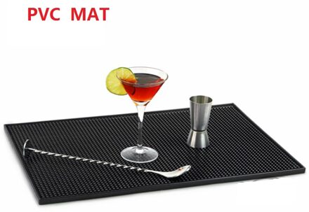 Bar Rubber Mat PVC Pad Coaster Keuken Placemat Bar Rechthoek Mat Cup Mok Set Bier Whiskey Waterdichte Bar Accessoires