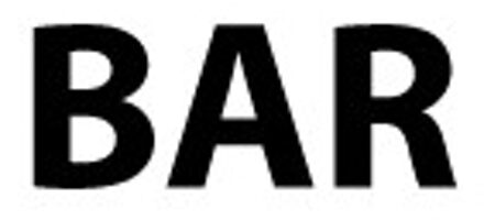 Bar sticker A8 formaat