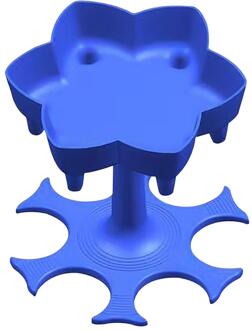 Bar Tool Wijn Drank Distributeur 6 Borrelglas Dispenser Houder Dispenser Voor Vullen Vloeistoffen Shots Doseer BU zonder cups