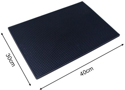 Bar Wijn Glas Rubber Mat PVC Pad Coaster Keuken Placemat Bar Rechthoek Mat Cup Mok Bier Whiskey Waterdichte Bar Gereedschap 40x30cm