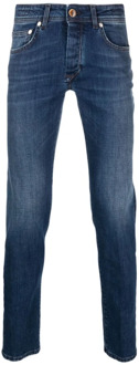 Barba Blauwe Jeans Stijlvol Barba , Blue , Heren - W32,W33,W30,W34