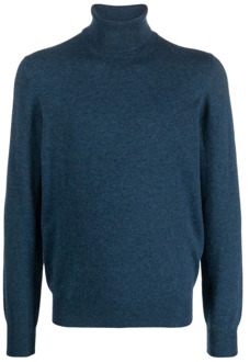 Barba Blauwe Sweatshirts voor Heren Aw23 Barba , Blue , Heren - 2Xl,M
