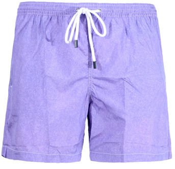 Barba Paarse Strandkleding Elastische Taille Shorts Barba , Purple , Heren - 2Xl,Xl,L,M