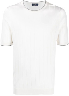 Barba T-Shirts Barba , White , Heren - 2Xl,Xl,L
