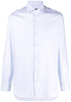 Barba Witte Overhemden voor Heren Aw23 Barba , White , Heren - 3XL