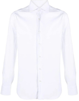 Barba Witte Overhemden voor Mannen Barba , White , Heren - 2Xl,M,S,3Xl