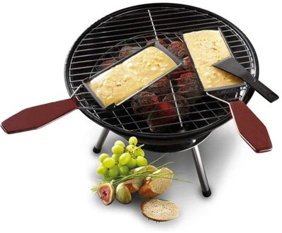 Barbeclette Kaas Non Stick Smelten Pan Mini Kaas Gereedschap Bakken Lade Voor Thuis Draad Handvat Bakken Pan Met Kleine Spatel # BL5
