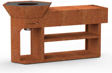 Barbecook Nestor Island uit cortenstaal Barbecue