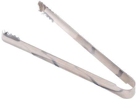 Barbecue Bbq Clip Brood Eten Ijs Klem Draagbaar En Duurzaam Rvs Ice Tong Tool Bar Keuken Accessoires zilver