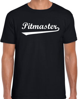 Barbecue cadeau shirt Pitmaster zwart voor heren - bbq shirts 2XL