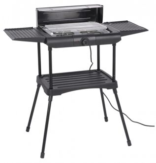 Barbecue elektrisch op standaard 2000 W zwart