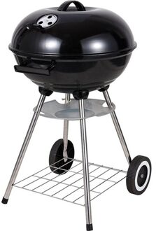 Barbecue Garden Kogelgrill - Houtskoolbarbecue - 44 Cm - Zwart Multikleur