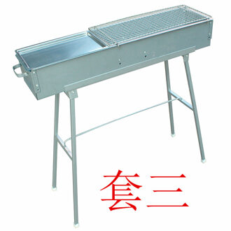 Barbecue gereedschap BBQ geroosterde barbecue kachel dikke houtskool 80 lange 18 breed lam spiesjes commerciële barbecue grill BBQ reeks 3