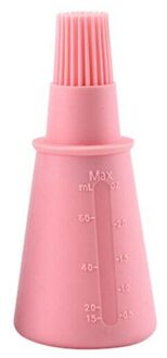 Barbecue Gereedschap Siliconen Keuken Gadgets Draagbare Temperaturen Bbq Basting Borstels Fles Olie Borstel Bakken Outdoor Tool roze