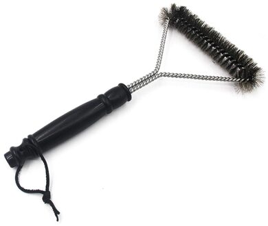 Barbecue Grill BBQ Borstel Schoon Tool Rvs Draad Haren non-stick Reiniging Borstels Met Handvat Duurzaam Kok Accessorie