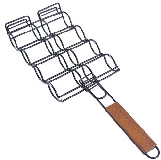 Barbecue Grill Mand Non-stick Metalen Corn Houder Voor Grill Barbecue Maïs Grillen Mand Bbq Accessoires Grill Accessoires