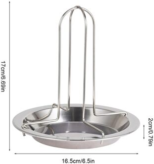 Barbecue Grillen Bakken Koken Pannen Non-stick Kip Koffiebrander Rack Met Kom Bbq Accessoires Gereedschap