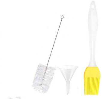 Barbecue Kruiden Olie Pot Spuit Keuken Koken Kruiden Azijn Fles Olie Dispenser Glas Kleine Fles Keuken Benodigdheden olie- brush