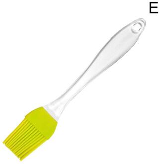 Barbecue Olie Borstel Hittebestendig Siliconen Kleine Transparante Borstel Handvat Borstel Siliconen Olie Split F3T4