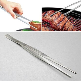 Barbecue Tang Voedsel Tang Voedsel Clip Keuken Met Rvs Pincet Plastic Clip Barbecue Buffet Restaurant Tool EJ892751