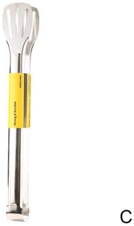 Barbecue Tong Multifunctionele Staal Voedsel Bbq Clip Brood Hittebestendig Klem Keuken Bakken Steak Tool Tang E5O8