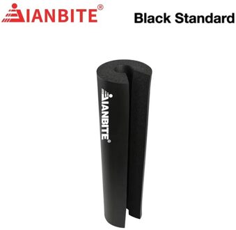 Barbell Schouder Pad Squat Gewichtheffen Schuim Katoen Schouder Guard Nek Bescherming Spons Barbell Kussenhoes Rod Cover zwart