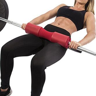 Barbell Squat Pad-Nek En Schouder Beschermende Pad-Geweldig Voor Squats, Lunges, Hip Stoten, gewichtheffen rood