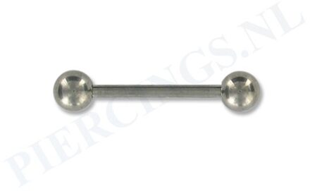 Barbell titanium 16 mm + 5 mm bal