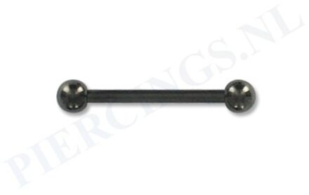 Barbell zwart 16 mm