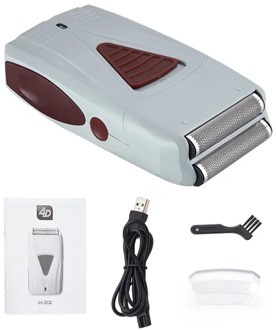 Barber Finishing Electric Shaver For Men Face Rechargeable Beard Electric Razor Foil Head Shaving Machine Hair Cleaning Shaver