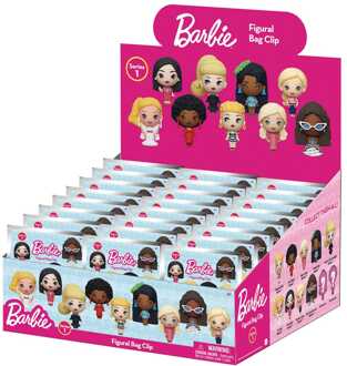 Barbie 3D PVC Bag Clips Series 1 Display (24)