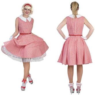 Barbie Bopper Rock 'n Roll outfit Rood - Zalm