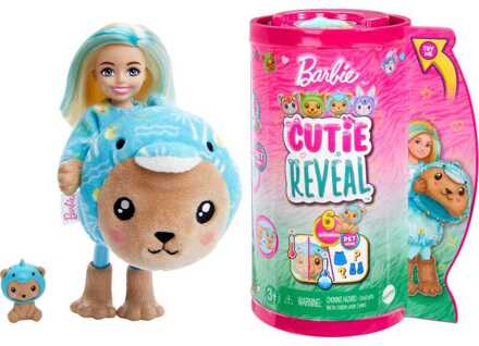 Barbie Cutie Reveal Chelsea - Costume Cuties Serie - Teddy Dolphin Pop